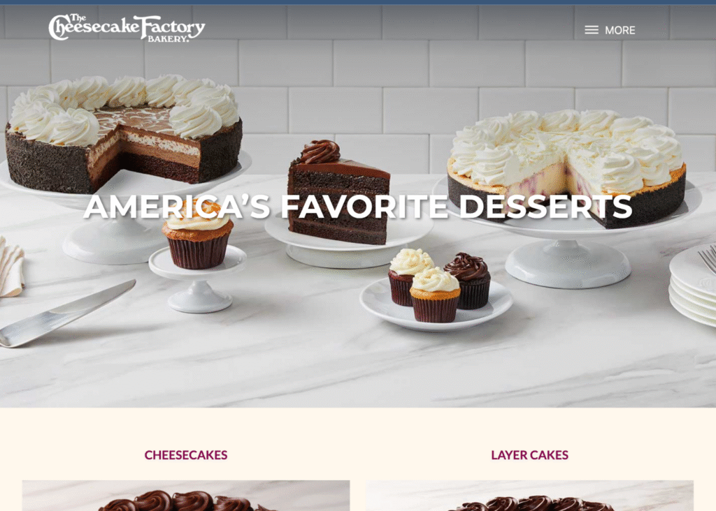 The cheesecake Factory Bakery